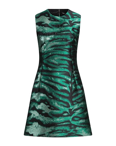 DOLCE&GABBANA Elegant dress Green 94% Polyester, 6% Metallic Polyester