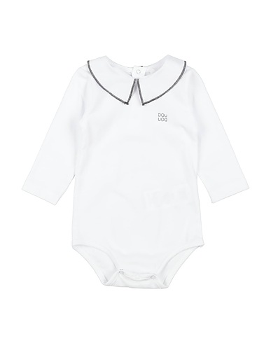 DOUUOD Baby bodysuit White 100% Cotton