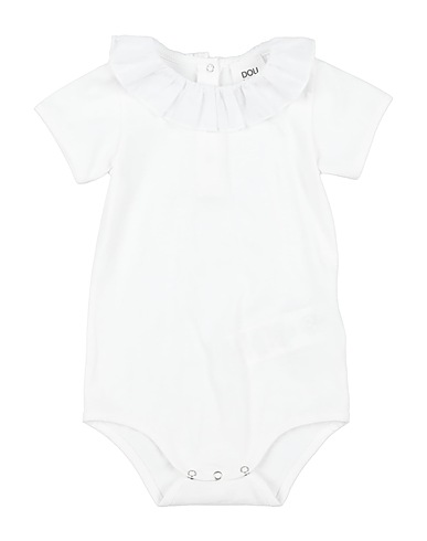 DOUUOD Baby bodysuit White 100% Cotton