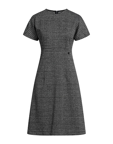 DOLCE&GABBANA Midi dress Black 80% Polyester, 15% Polyamide, 5% Elastane
