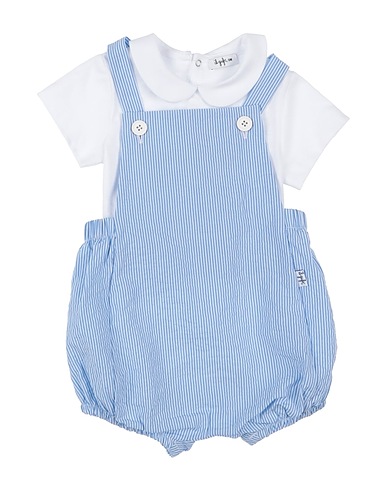 IL GUFO Baby jumpsuit  Azure 99% Cotton, 1% Elastane