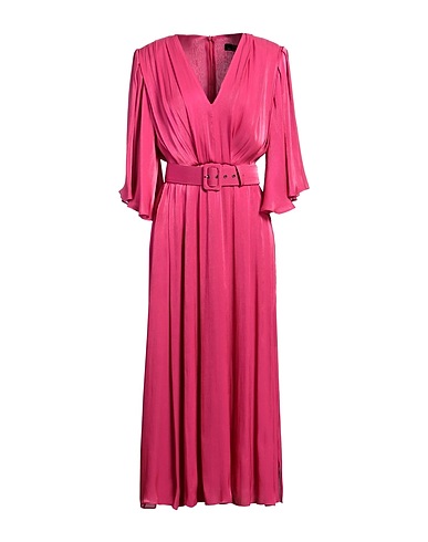 STELIOS KOUDOUNARIS Long dress Fuchsia 46% Rayon, 32% Viscose, 22% PES - Polyethersulfone