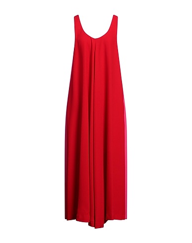 MANILA GRACE Langes Kleid Rot 100% Polyester