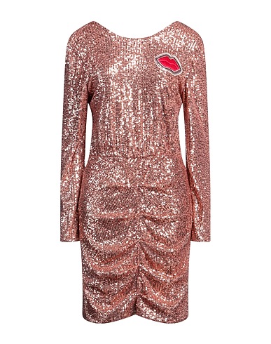 5 PROGRESS Sequin dress Rose gold 100% Polyester