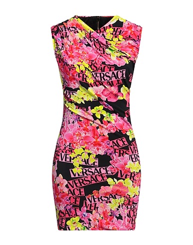 VERSACE Sheath dress Magenta 92% Viscose, 8% Elastane