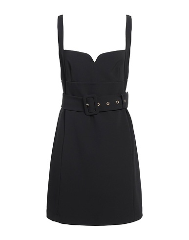 PINKO Short dress Black 96% Polyester, 4% Elastane