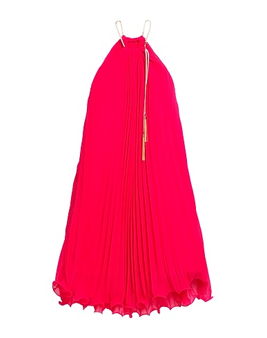 SIMONA CORSELLINI Short dress Magenta 100% Polyester