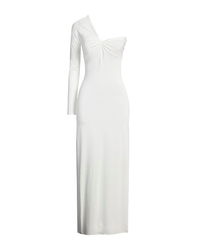 COURRÈGES Long dress White 95% Viscose, 5% Elastane