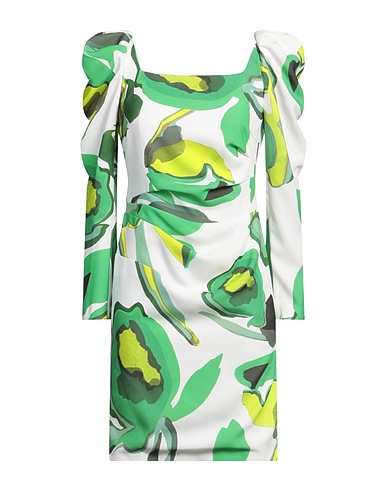 CARLA RUIZ Vestito corto Verde 100% Poliestere