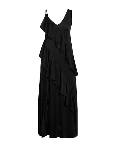 KAOS JEANS Long dress Black 100% Viscose