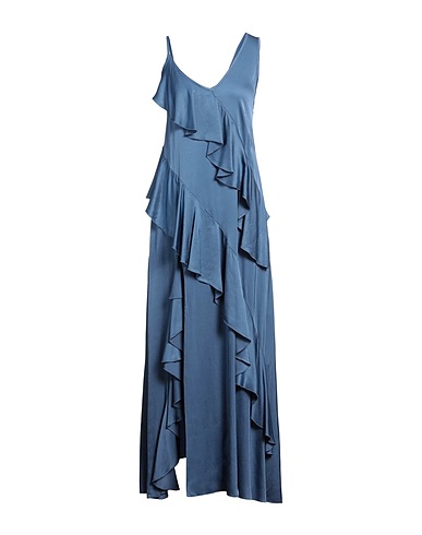 KAOS JEANS Long dress Light blue 100% Viscose