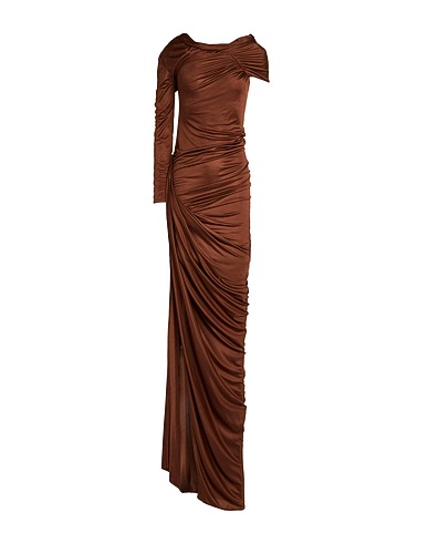 ATLEIN Long dress Chocolate brown 100% Viscose