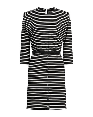 PINKO Sheath dress Midnight blue 80% Viscose, 17% Polyamide, 3% Elastane