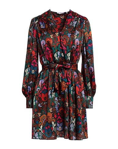 LA TENDA Robe courte 54% Polyamide, 40% Soie, 6% Élasthanne