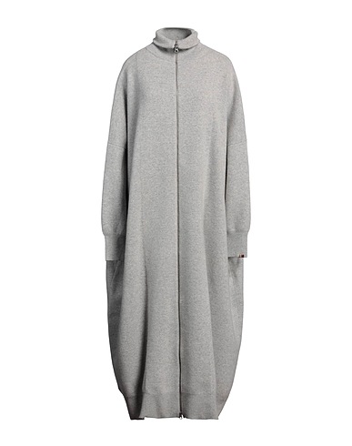 EXTREME CASHMERE Langes Kleid Hellgrau 100% Kaschmir