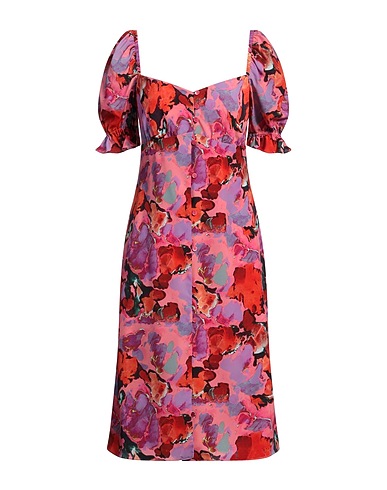 PS PAUL SMITH Midi dress Light pink 100% Polyester