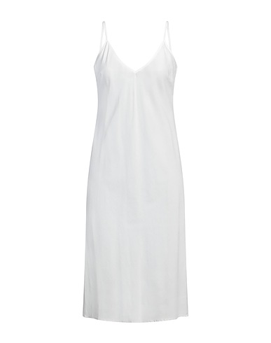 TWINSET Midi dress White 100% Cotton
