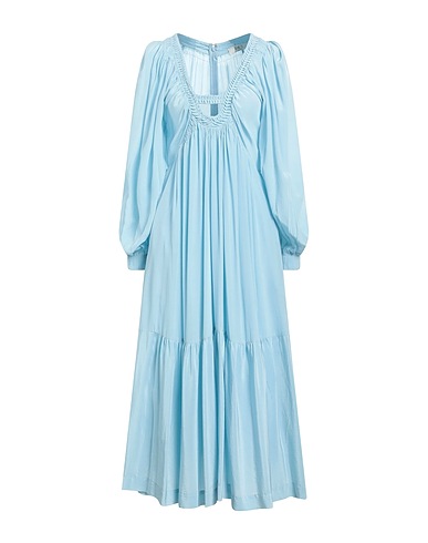 SEA Midi dress Sky blue 100% Silk