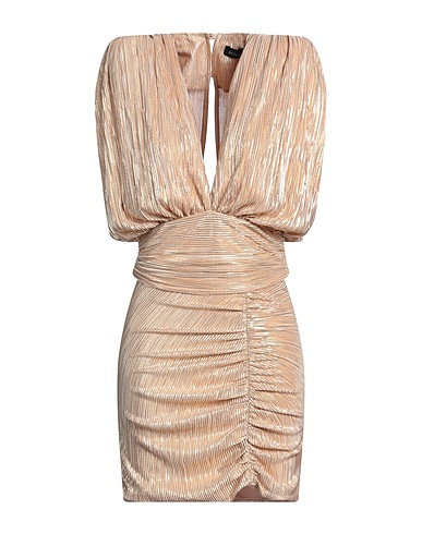 ACTUALEE Kurzes Kleid Gold 55% Polyester, 45% Nylon