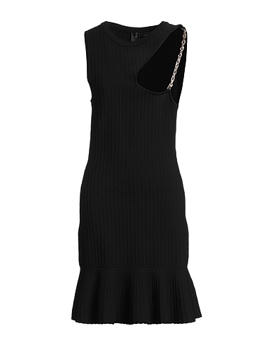 PINKO Midi dress Black 51% Polyamide, 49% Viscose, Zinc