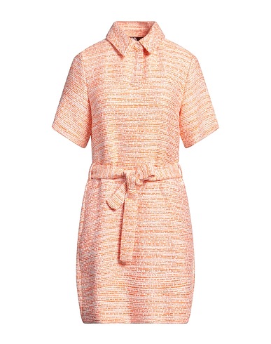 KARL LAGERFELD Short dress Orange 42% Polyester, 36% Cotton, 22% Acrylic