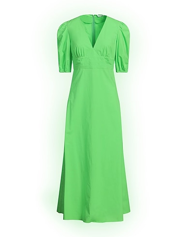 CALIBAN Long dress VERDE 100% Cotton