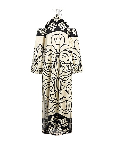 EUGENIA FERNĀNDEZ Long dress Beige 53% Viscose, 47% Recycled viscose