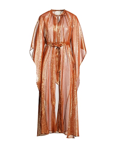 FORTE_FORTE Full-length jacket 74% Silk, 26% Metallic Polyester