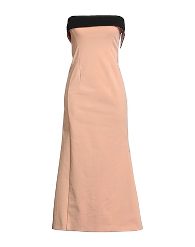 PHILOSOPHY di LORENZO SERAFINI Midi dress Pink 93% Cotton, 7% Elastane
