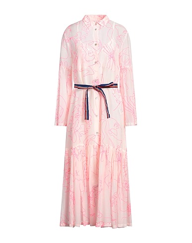 ALESSIA SANTI Long dress Light pink 100% Cotton