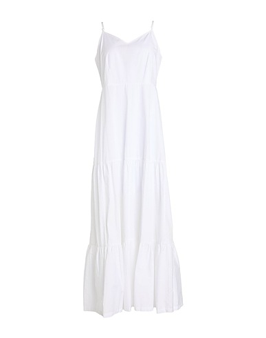 KARL LAGERFELD Long dress White 100% Cotton