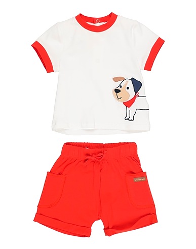 MINIBANDA by SARABANDA Baby co-ord  White 95% Cotton, 5% Elastane