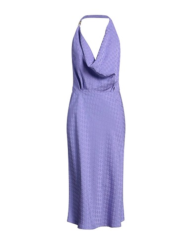 ELISABETTA FRANCHI Vestito midi Malva 74% Acetato, 26% Viscosa