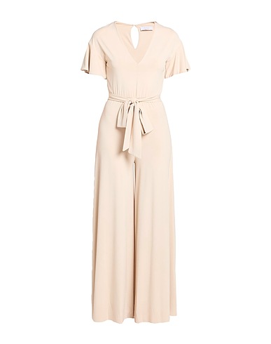 KAOS Jumpsuits and Dungarees Ivory 75% Acetate, 18% Polyamide, 7% Elastane
