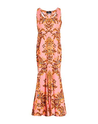 ETRO Long dress Light pink 97% Cotton, 3% Elastane