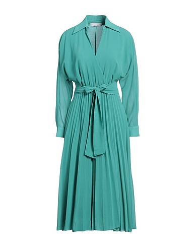 KAOS Midi dress Turquoise 100% Polyester