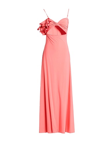 MAYGEL CORONEL Long dress Salmon pink 78% Polyamide, 22% Elastane