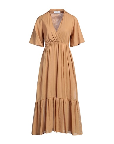 KAOS Vestito midi Sabbia 100% Cotone