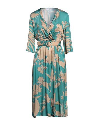 KAOS Midi dress Turquoise 100% Viscose