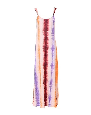 CANESSA Long dress Pink 100% Linen