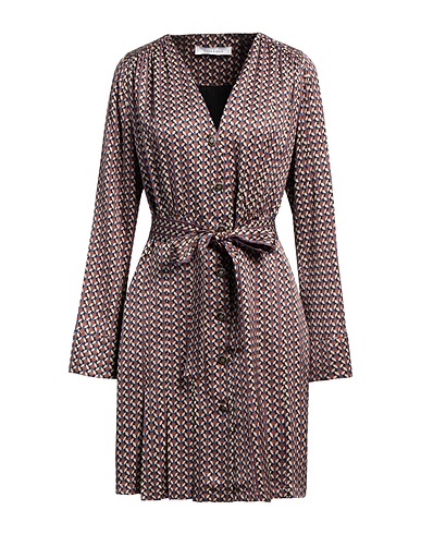 EMMA & GAIA Shirt dress Brown 100% Viscose