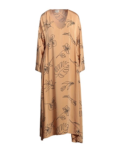 ALESSIA SANTI Long dress Sand 57% Viscose, 43% Cupro