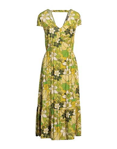 DIANA GALLESI Midi dress Green 100% Viscose