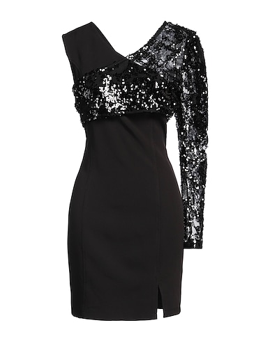 LA HAINE INSIDE US Elegant dress Black 95% Polyester, 5% Elastane