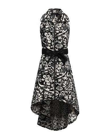LA HAINE INSIDE US Short dress Black 50% Polyester, 50% Acrylic, Polyurethane