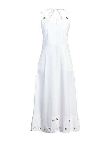 ICONA by KAOS Midi dress White 100% Cotton
