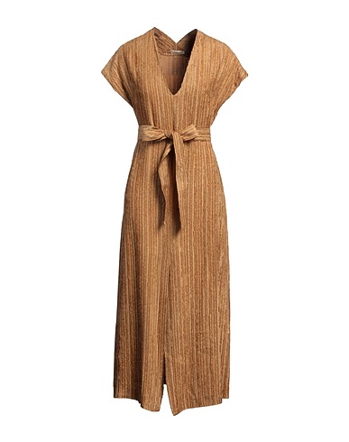 HANAMI D'OR Midi dress Camel 100% Viscose