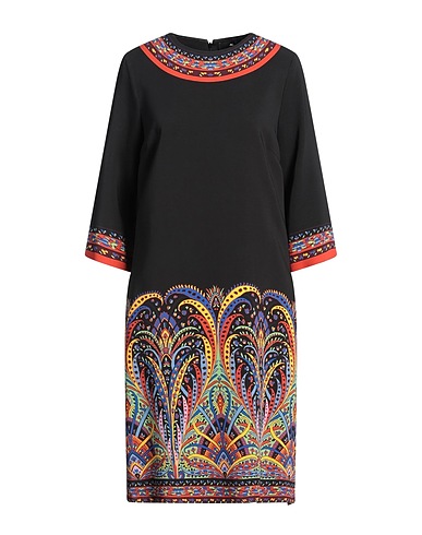 ETRO Midi dress Black 96% Viscose, 4% Elastane