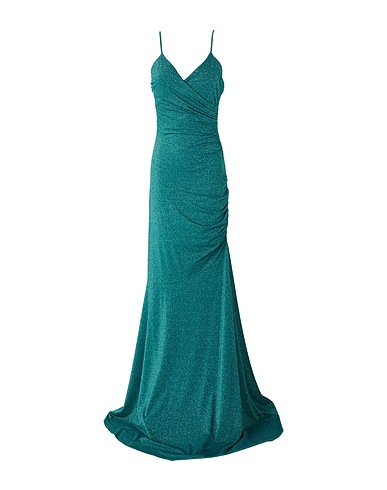 CHIARA BONI LA PETITE ROBE Long dress Emerald green 42% Polyamide, 40% Viscose, 10% Elastane, 8% Polyester