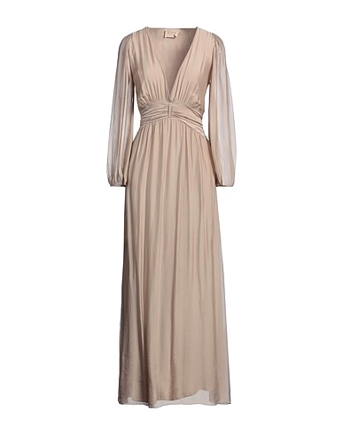 KAOS JEANS Long dress 70% Viscose, 30% Silk